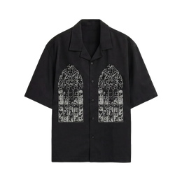 Void Silent Riot Black Bowling Shirt