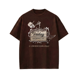 Voyd For The Weekend Brown t-shirt