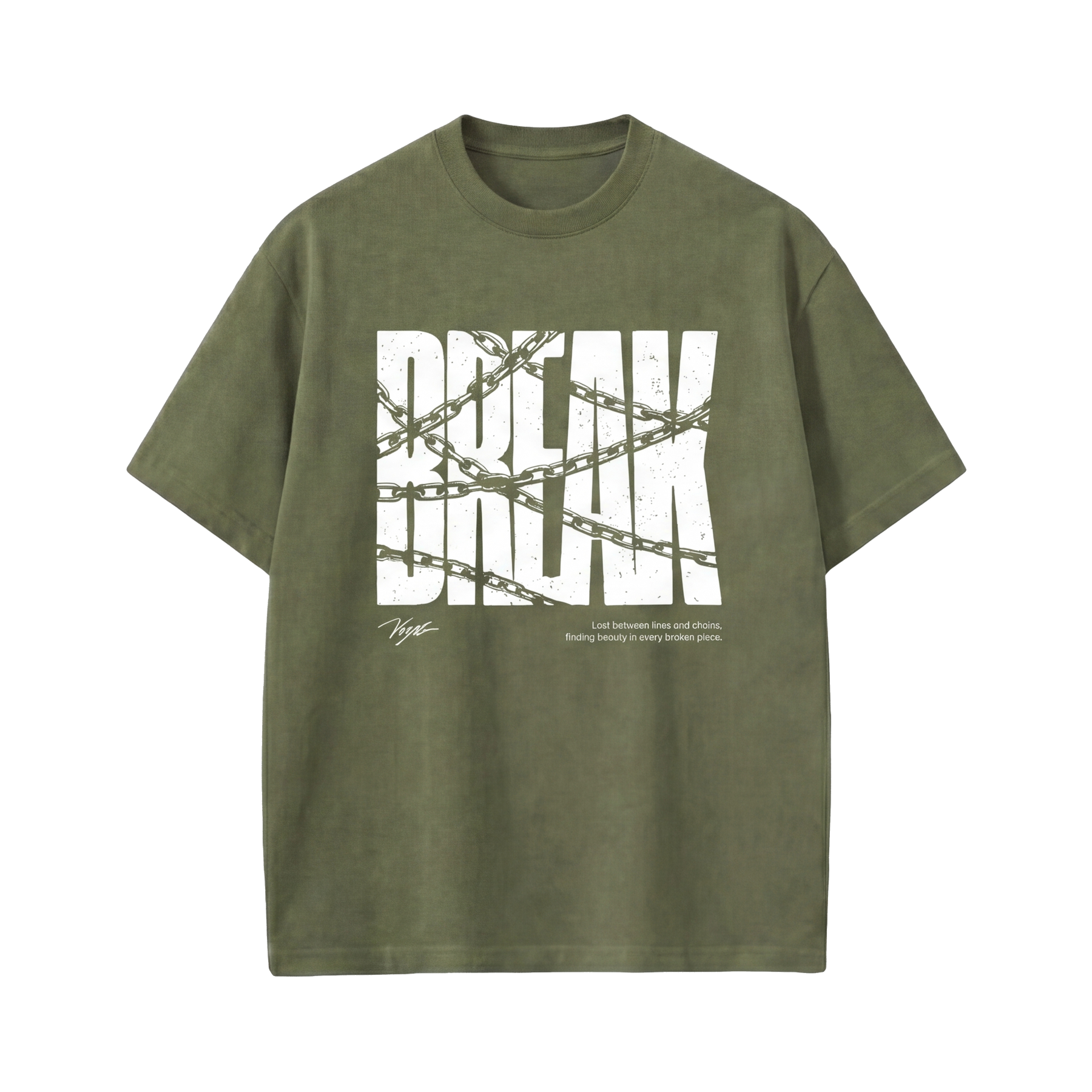 Voyd Soft Break Olive T-shirt