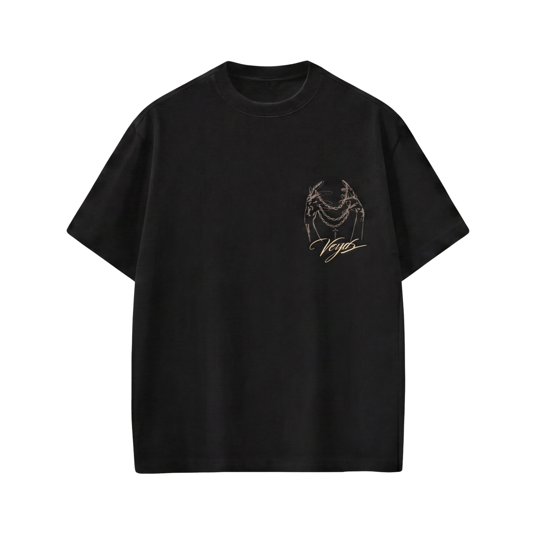 Voyd Heart in Chains Black T-shirt