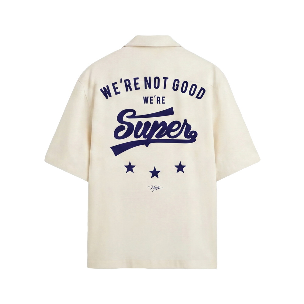 Void Supervoid White Bowling Shirt