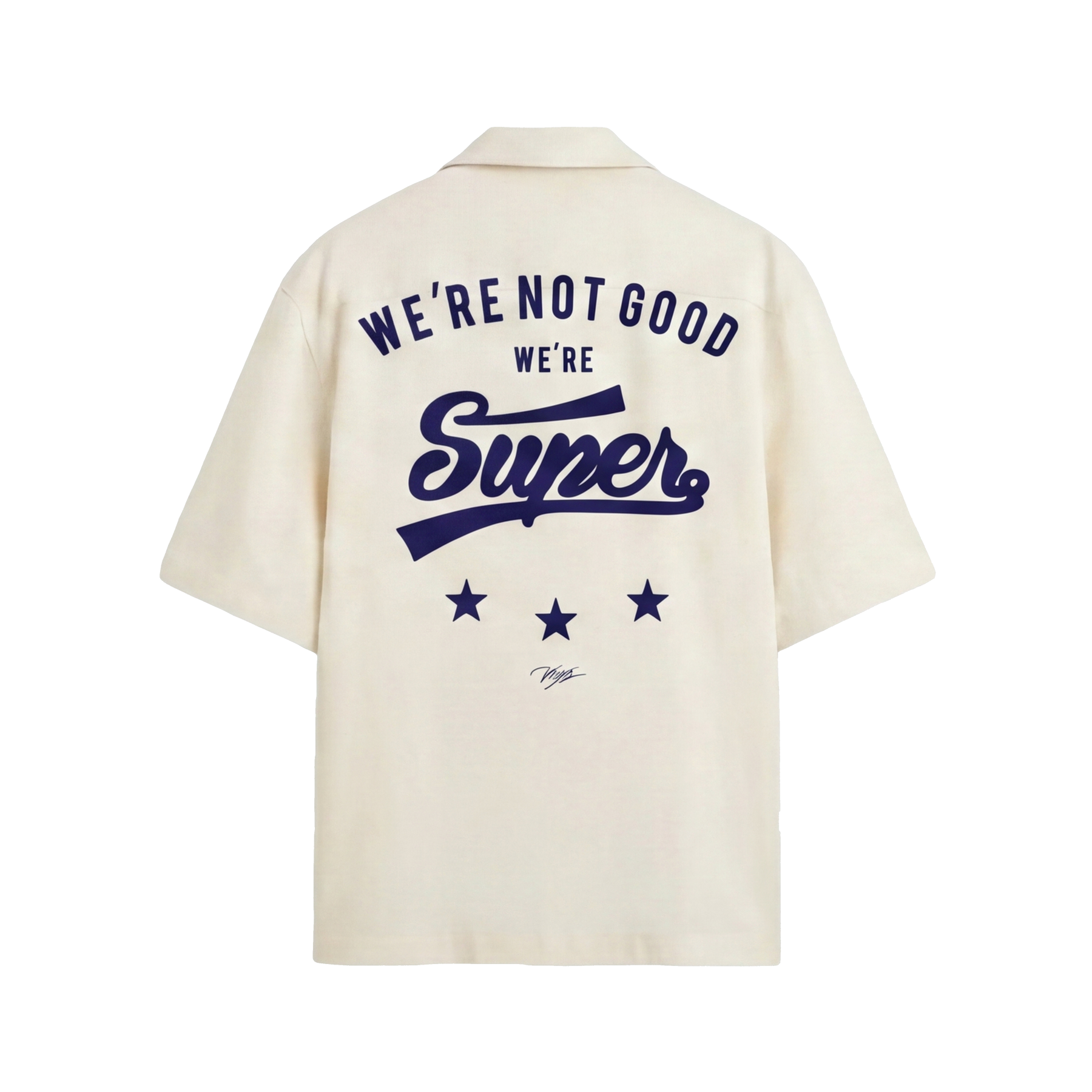 Void Supervoid White Bowling Shirt