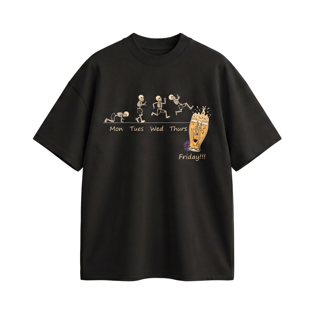 Voyd Skeleton Cheers Black t-shirt