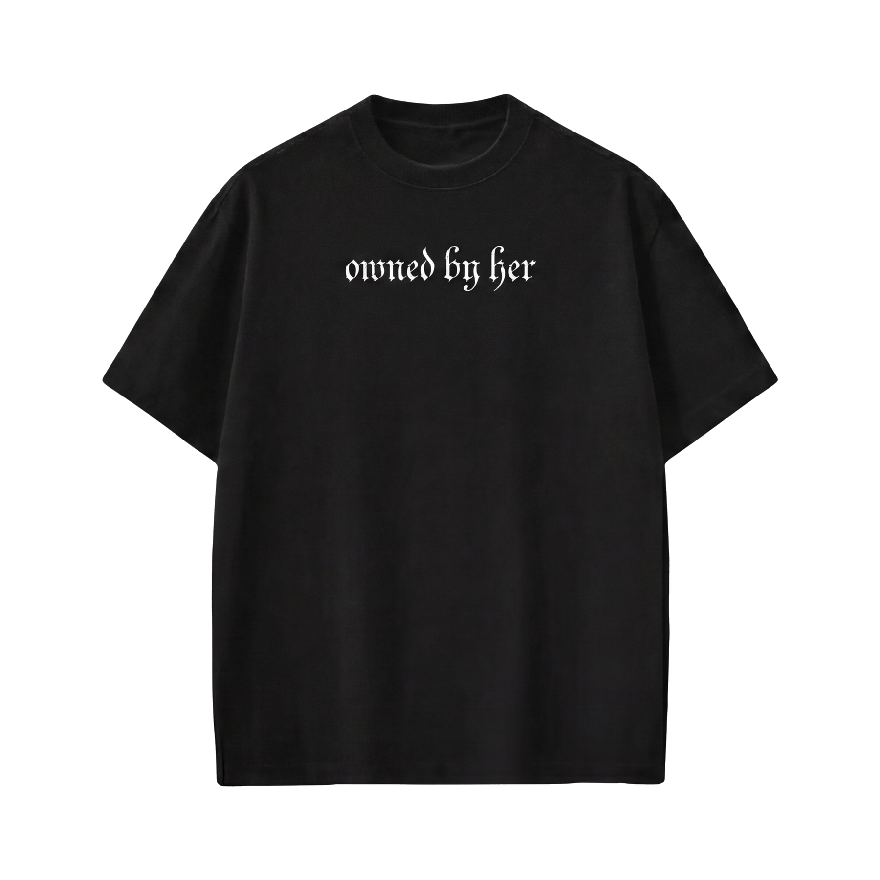 OWNED BY HER VOYD BLACK T-SHIRT