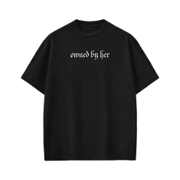 OWNED BY HER VOYD BLACK T-SHIRT