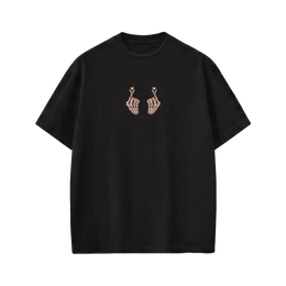 Voyd Skeleton Love Black t-shirt