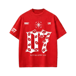 Voyd Lovers in Noir Red T-shirt
