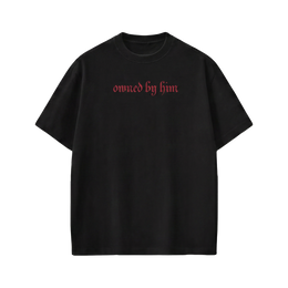 OWNED BY HIM VOYD BLACK T-SHIRT