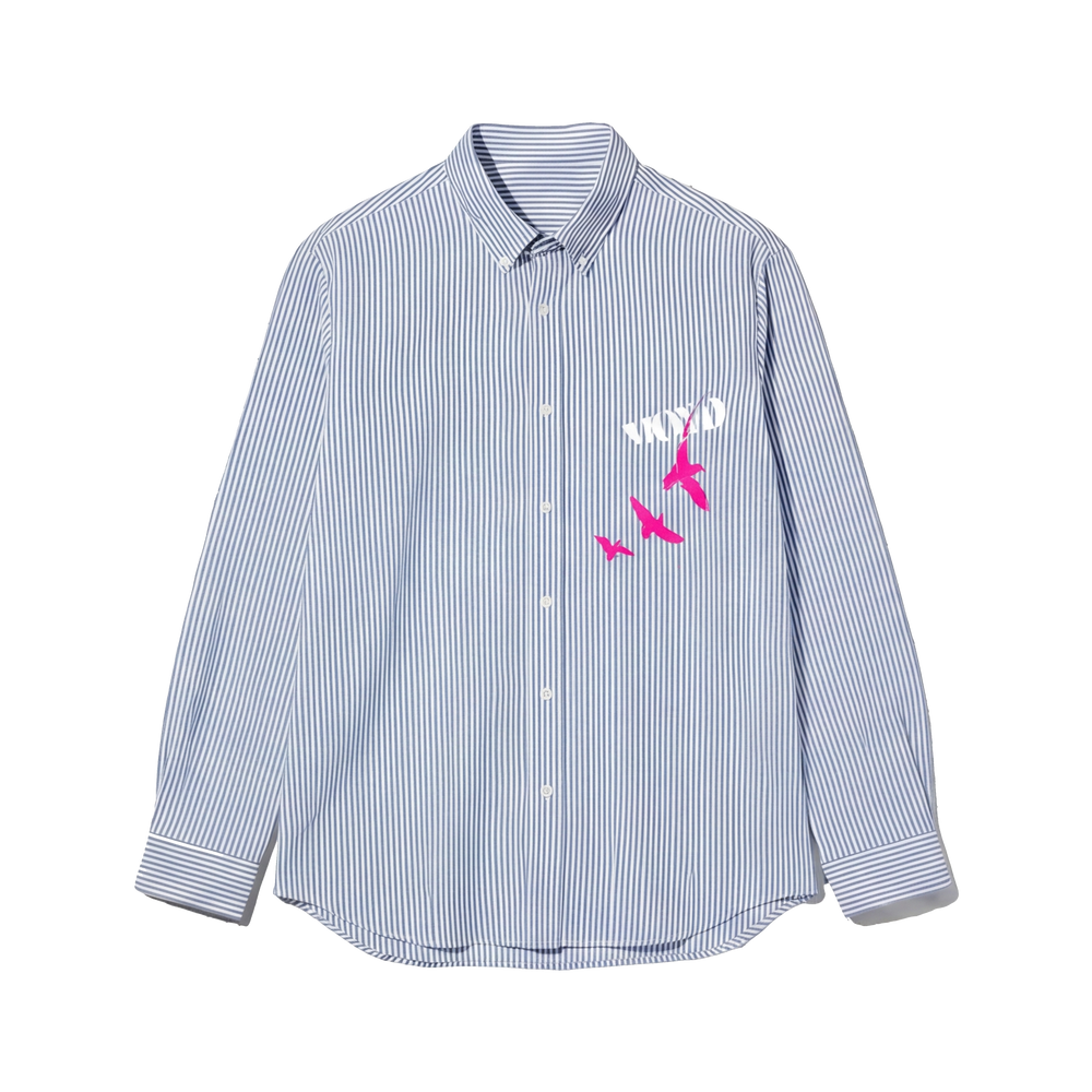 Voyd Hope In Motion Blue Stripe Shirt
