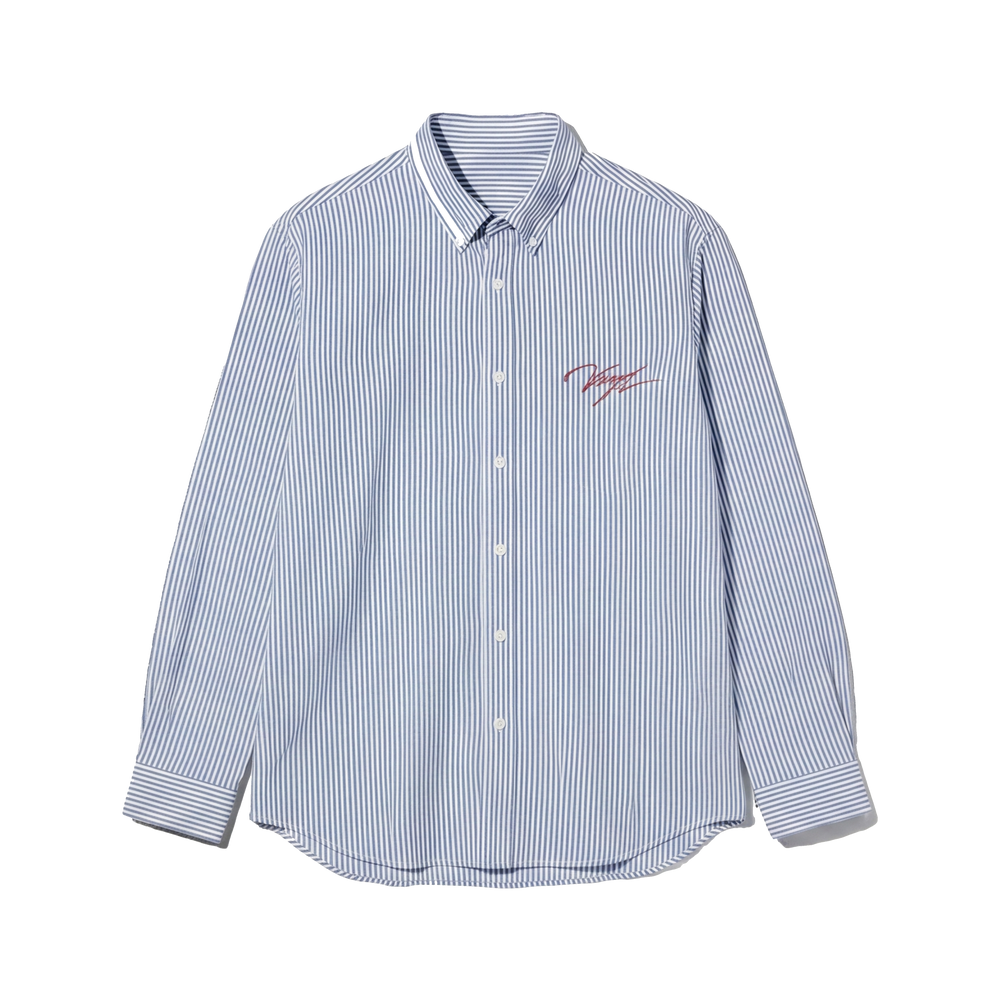 Voyd it's a Beautiful Day Blue Stripe Shirt