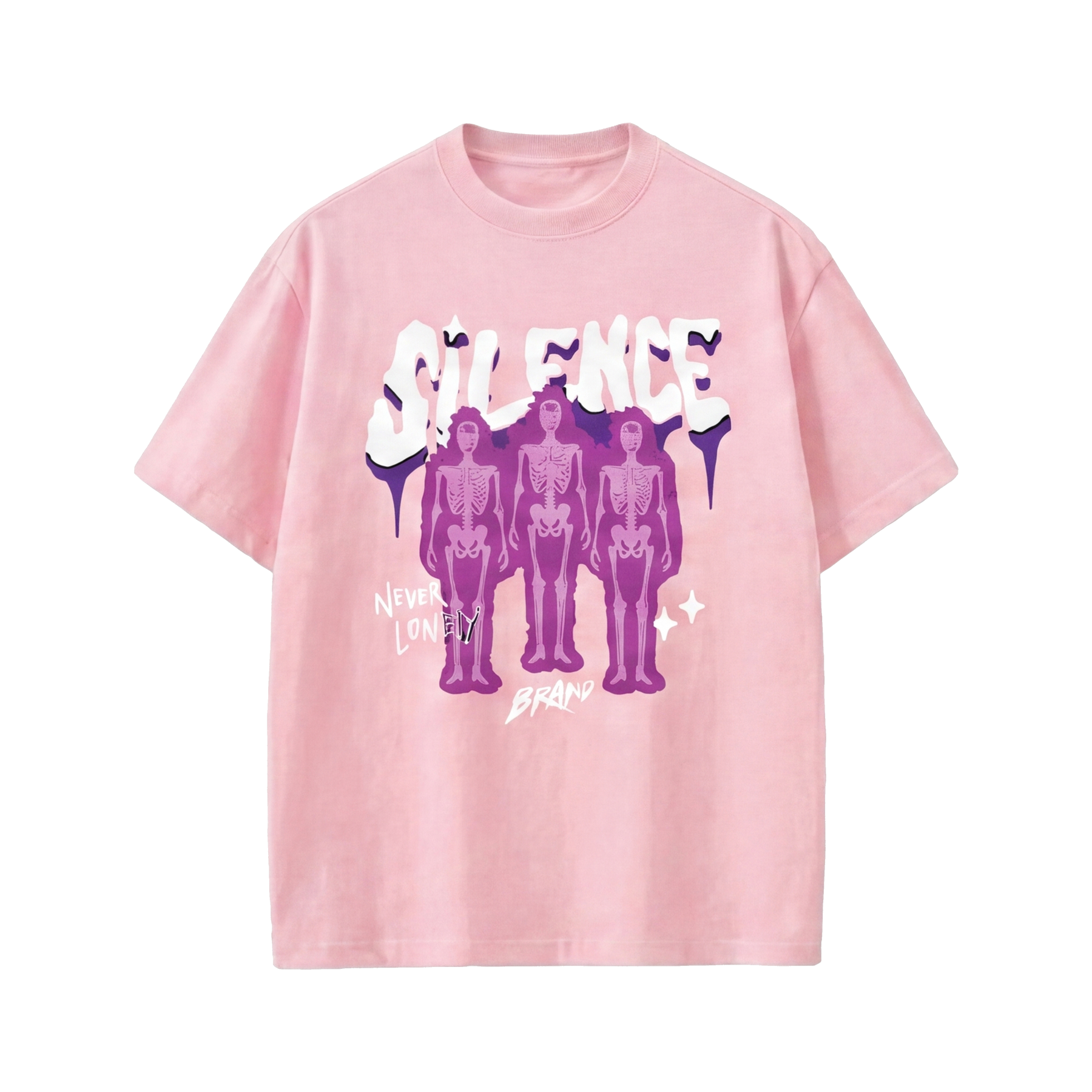 Voyd Cracked Identity Pink T-shirt