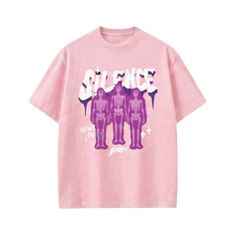 Voyd Cracked Identity Pink T-shirt