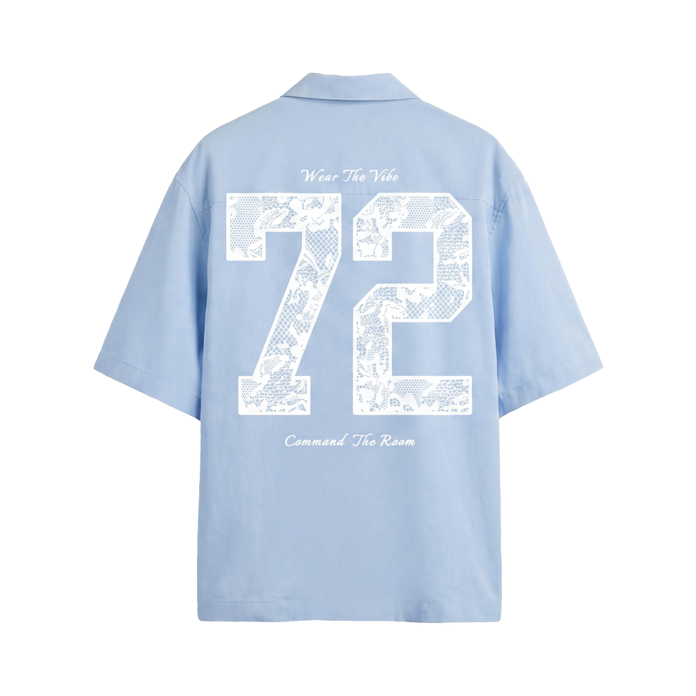 Void Rule 72 Ice Blue Bowling Shirt
