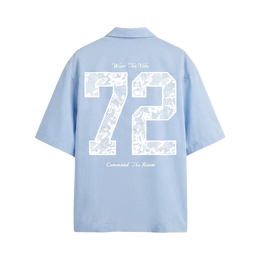 Void Rule 72 Ice Blue Bowling Shirt
