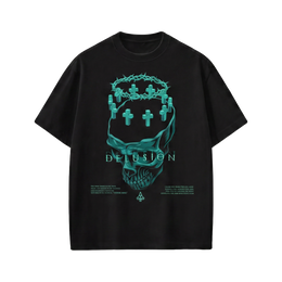 Voyd Abstract Alley Black T-shirt