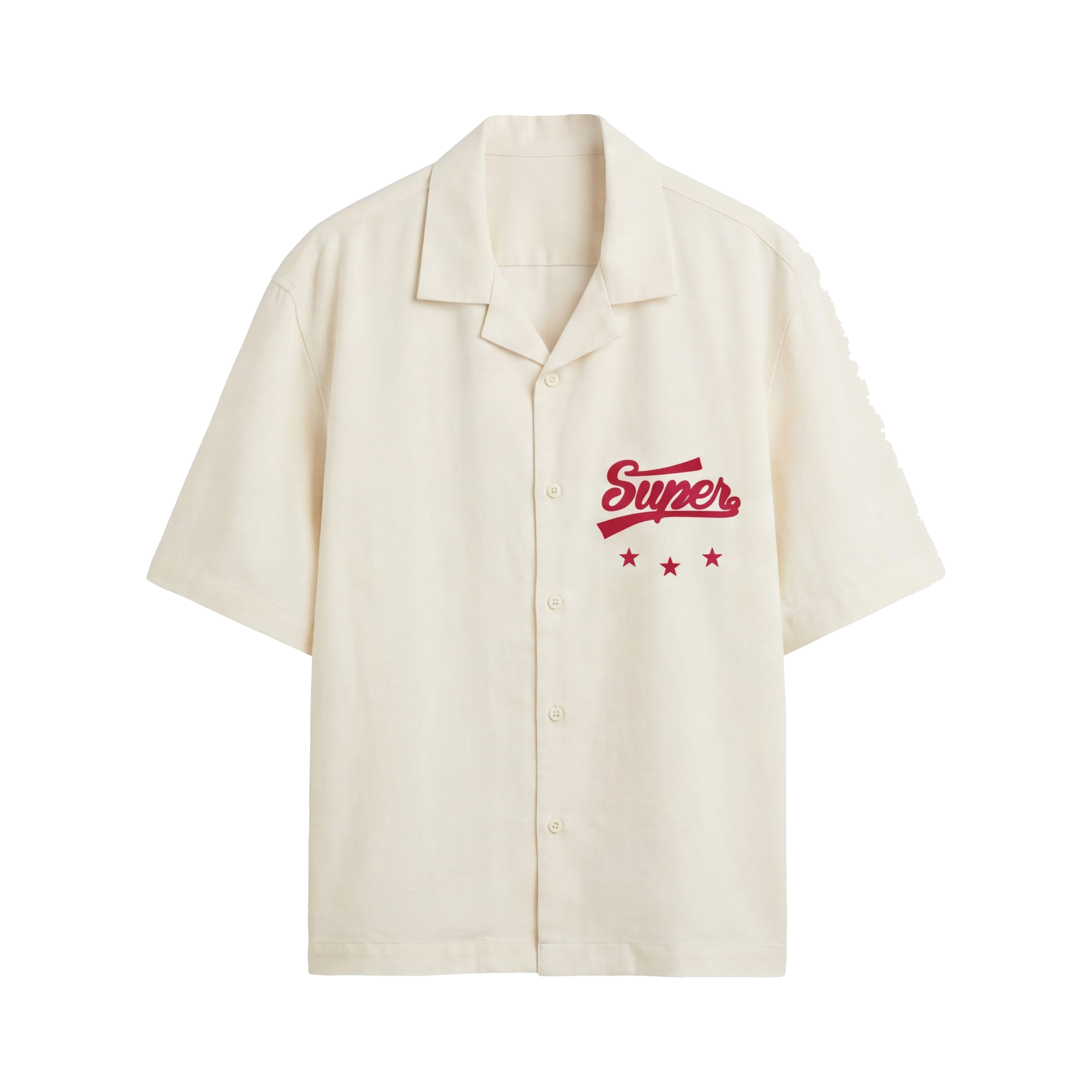 Void Supervoid White Bowling Shirt