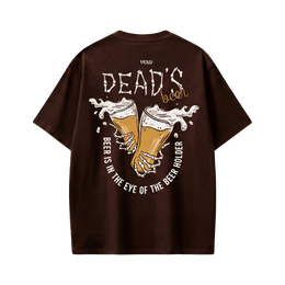 Voyd Dead But Vibing Brown t-shirt