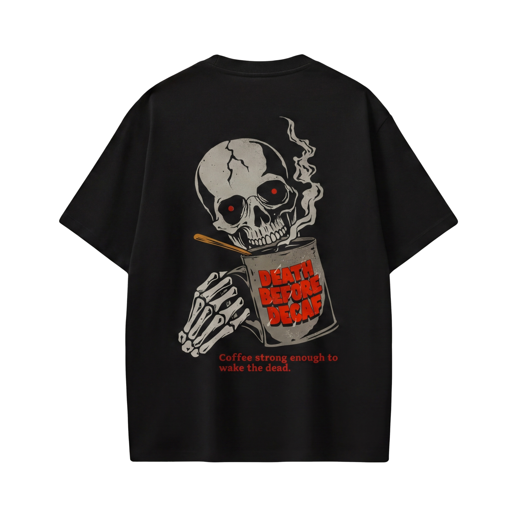 Voyd Death Before Decafe Black T-shirt