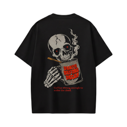 Voyd Death Before Decafe Black T-shirt
