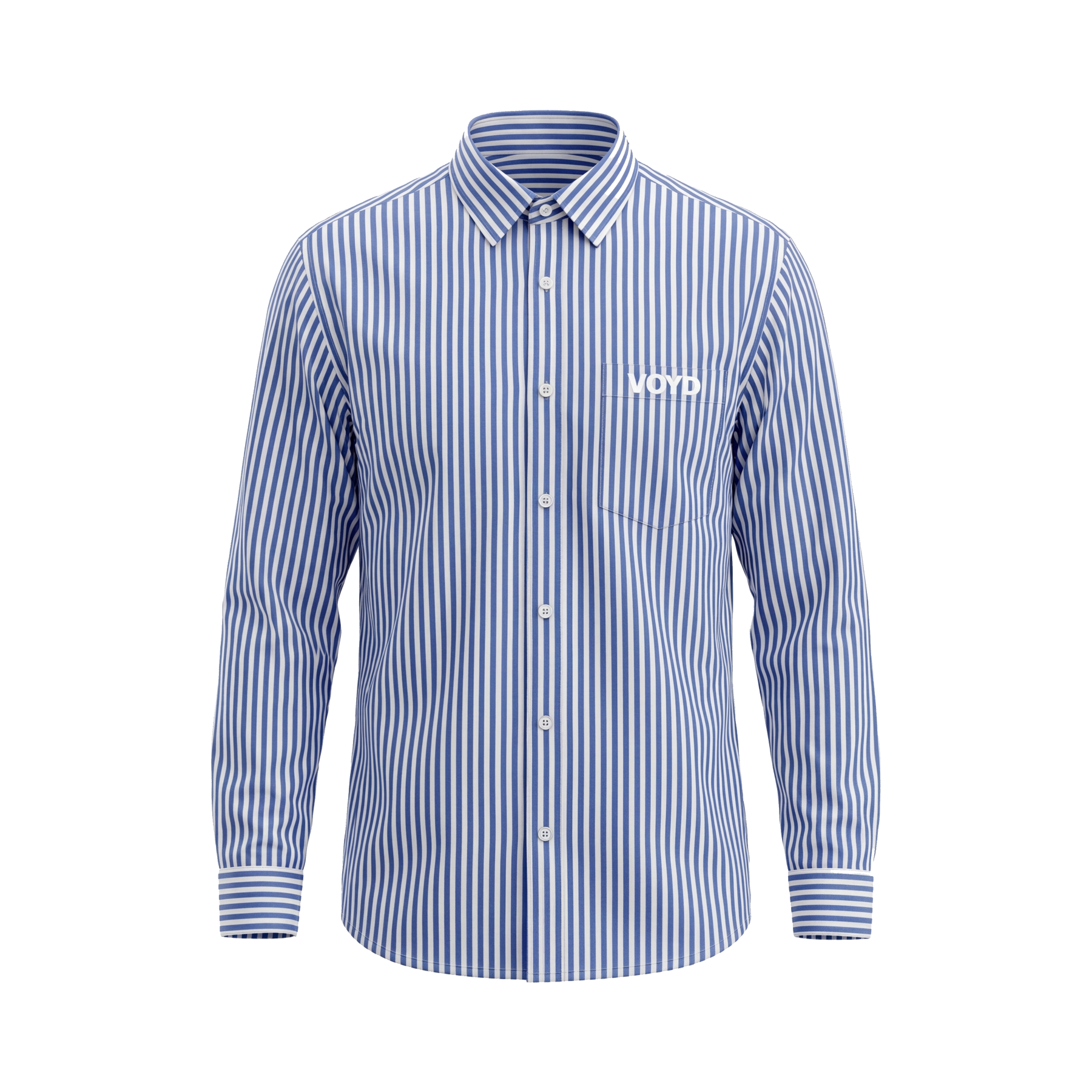 Voyd Anti Social Blue Stripe Shirt