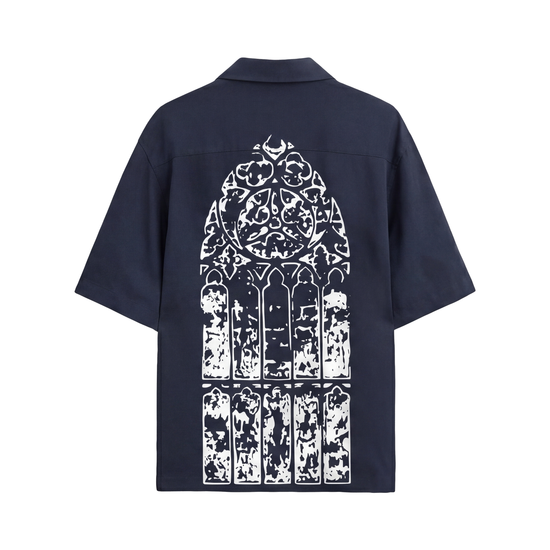 Void Silent Riot Blue Bowling Shirt