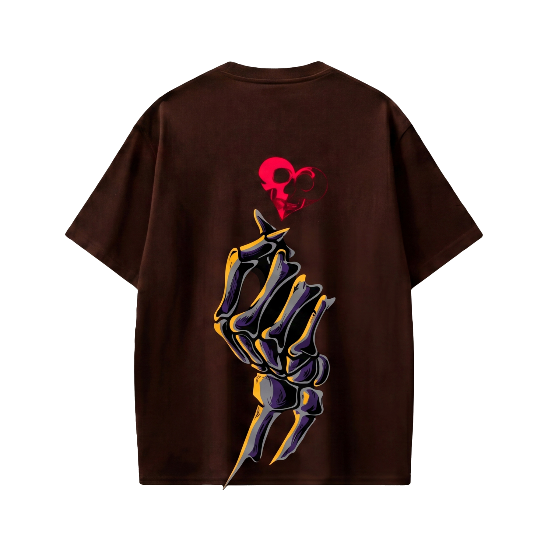 Voyd Still Not Hearless Brown T-shirt