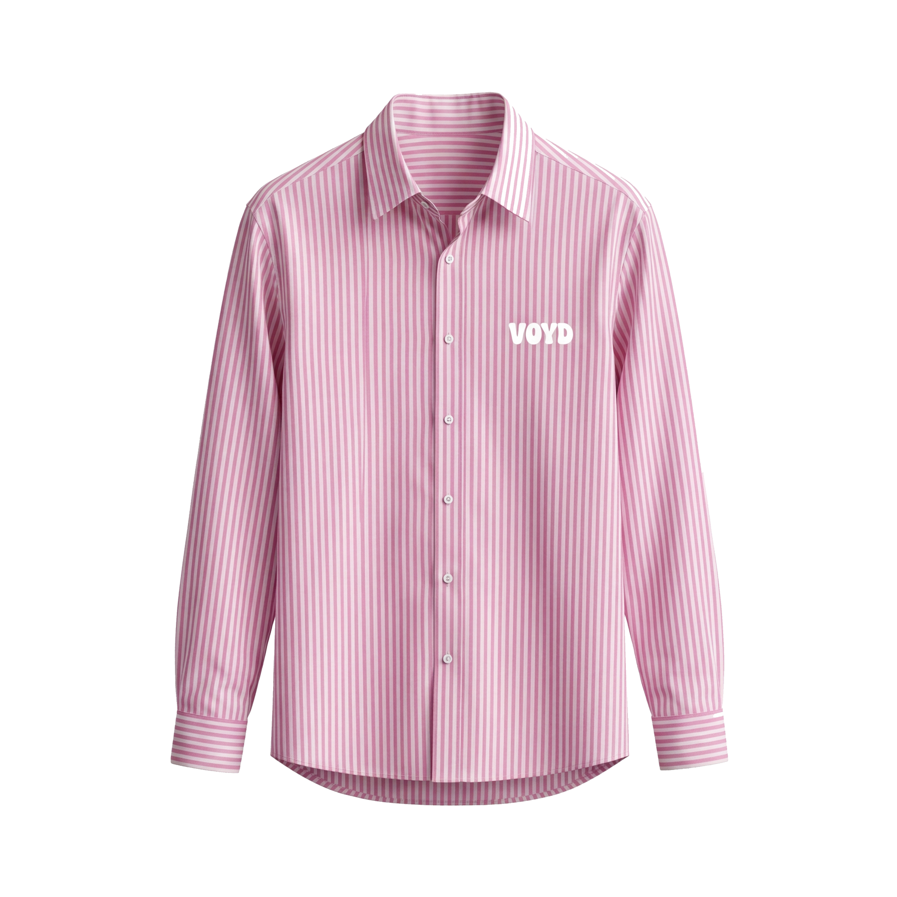 Voyd I am a Child of God Pink Stripe Shirt