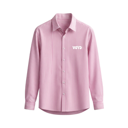 Voyd I am a Child of God Pink Stripe Shirt