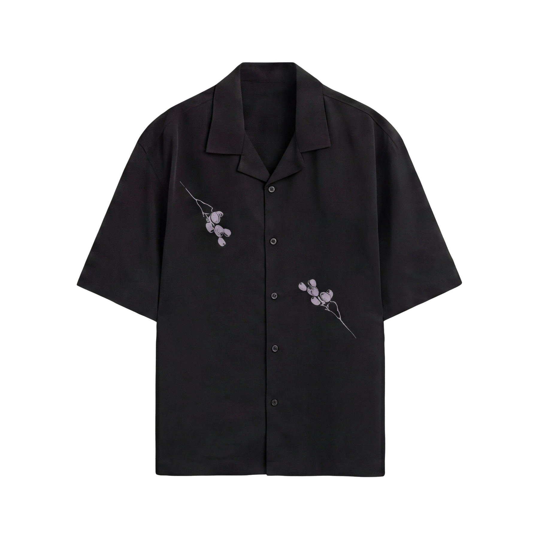 Void Obsidian Wings black Bowling Shirt
