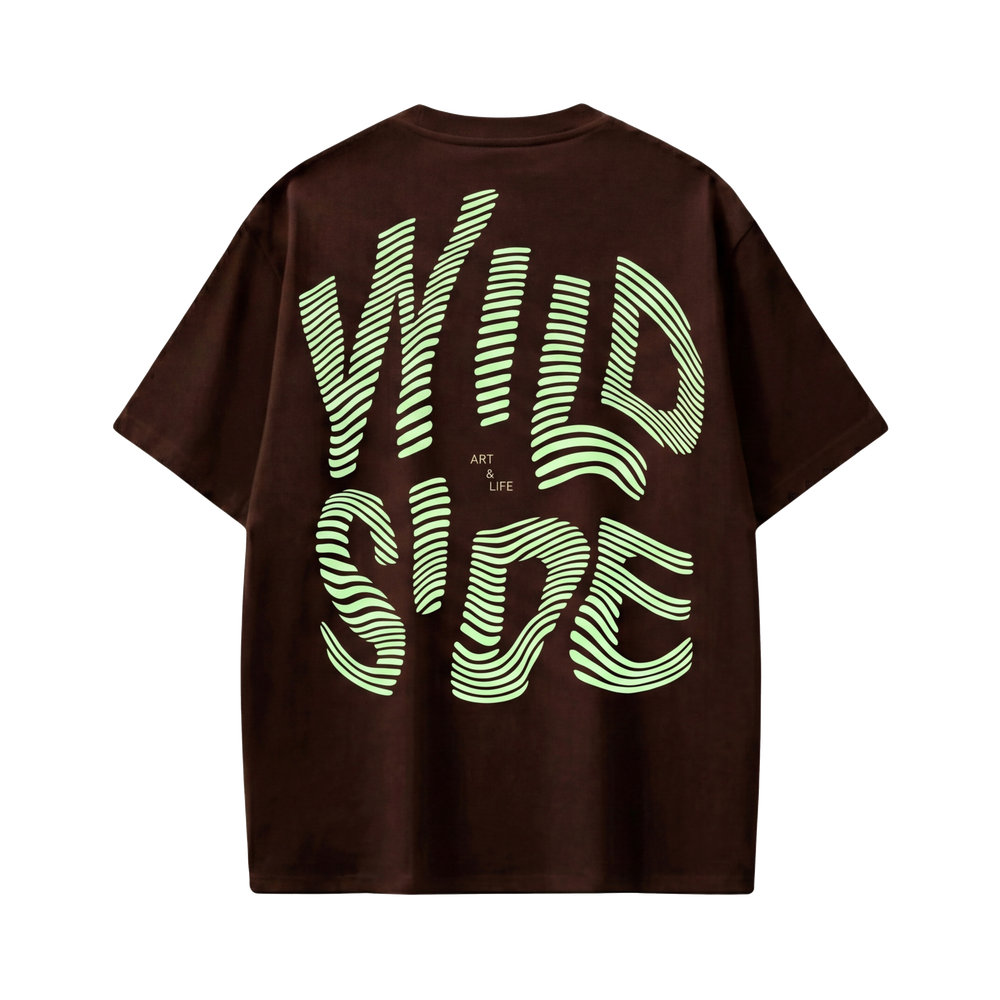 Voyd Wild Side Brown T-shirt