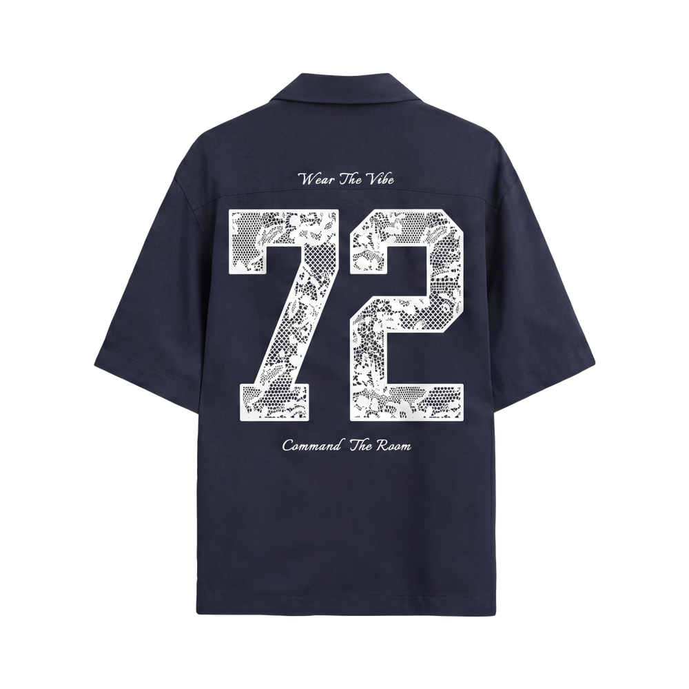 Void Rule 72 Ice Blue Bowling Shirt