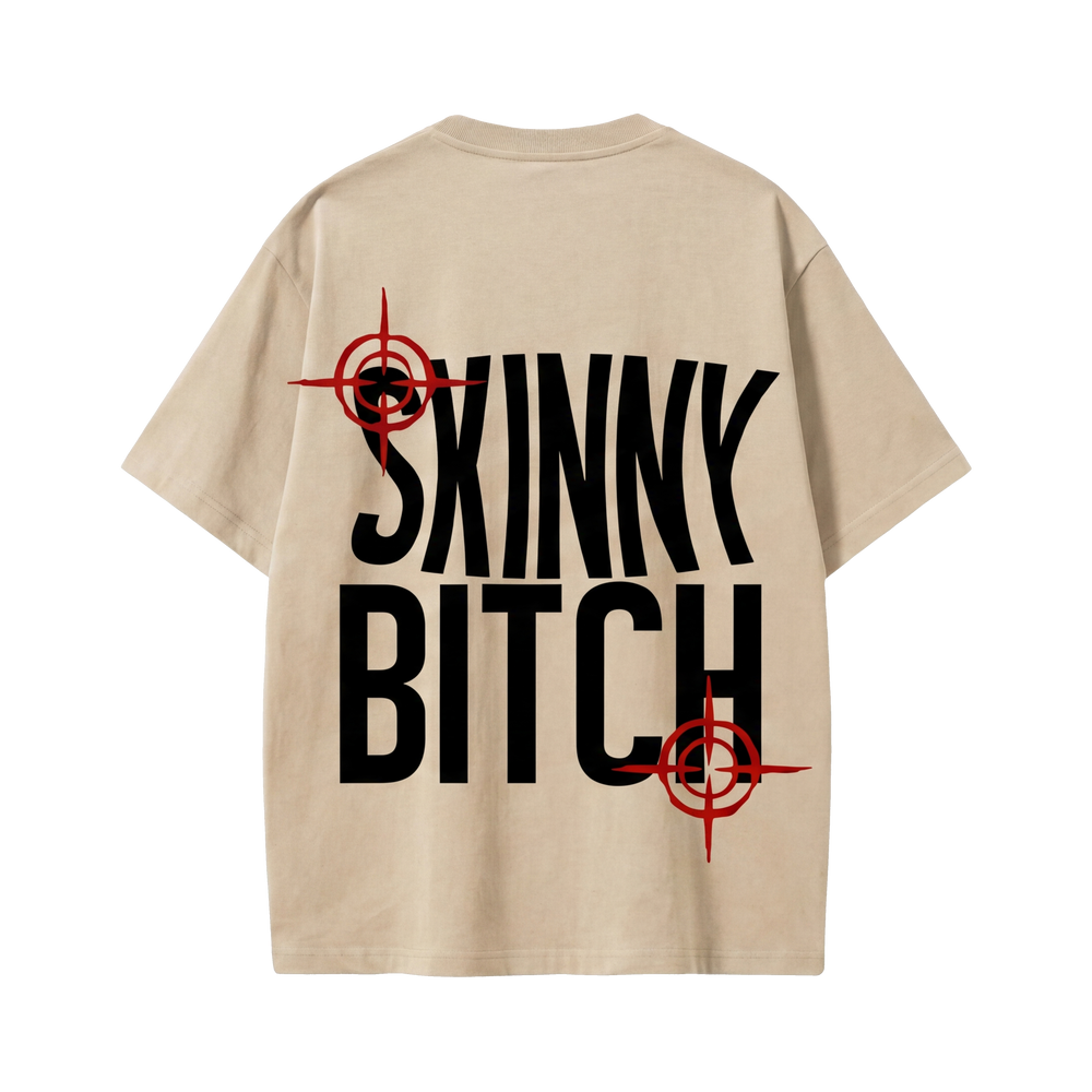 Voyd Skinny Bitch Beige T-shirt