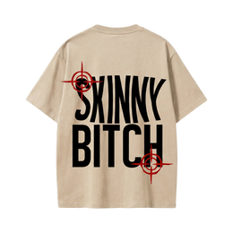 Voyd Skinny Bitch Beige T-shirt