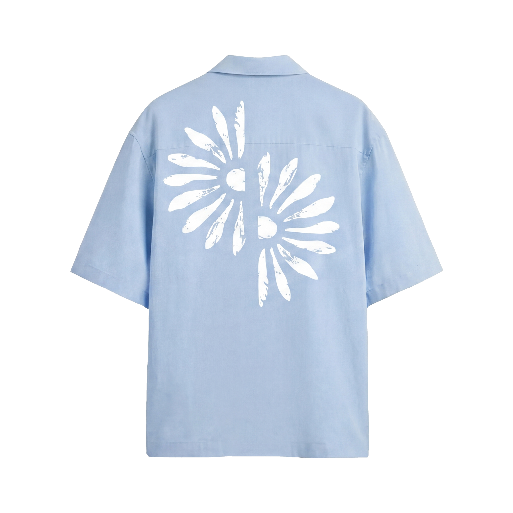 Void Petal Syndicate Ice Blue Bowling Shirt