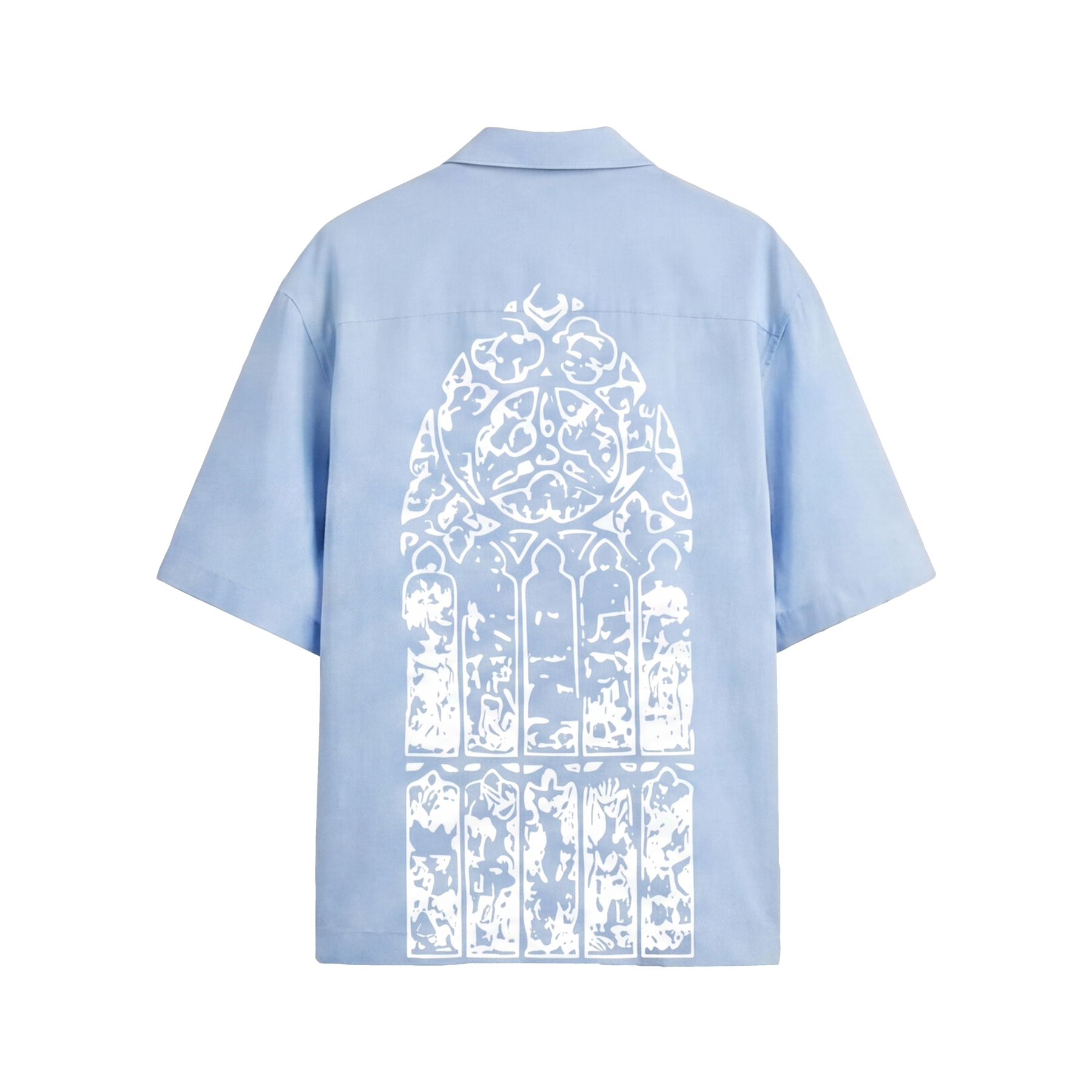 Void Silent Riot Ice Blue Bowling Shirt