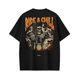 Voyd Ride and Chill Black T-shirt