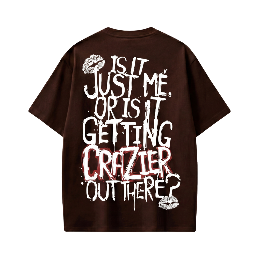 Voyd Design Drip Brown T-shirt