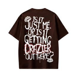 Voyd Design Drip Brown T-shirt
