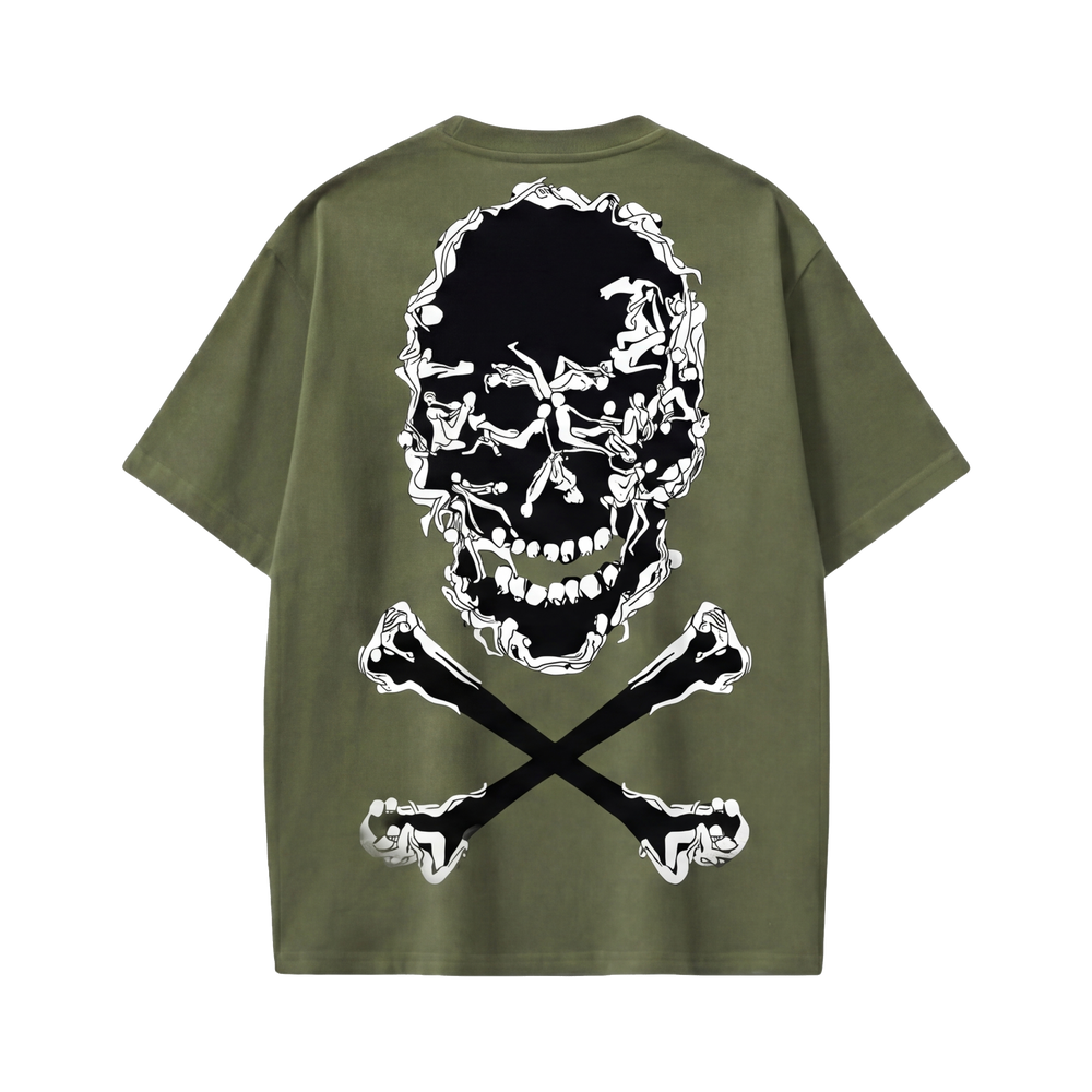 Voyd Bone Code Olive T-shirt