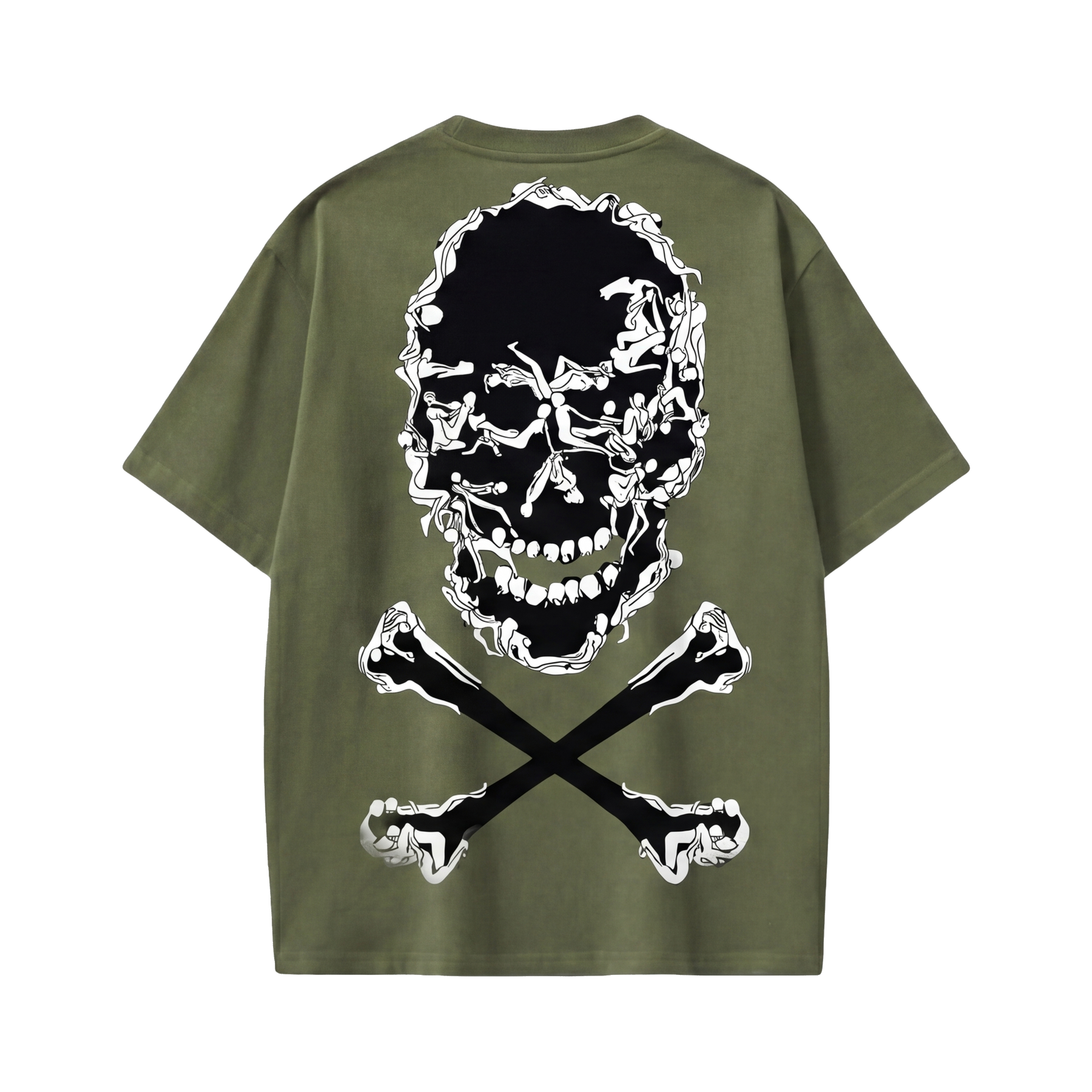 Voyd Bone Code Olive T-shirt