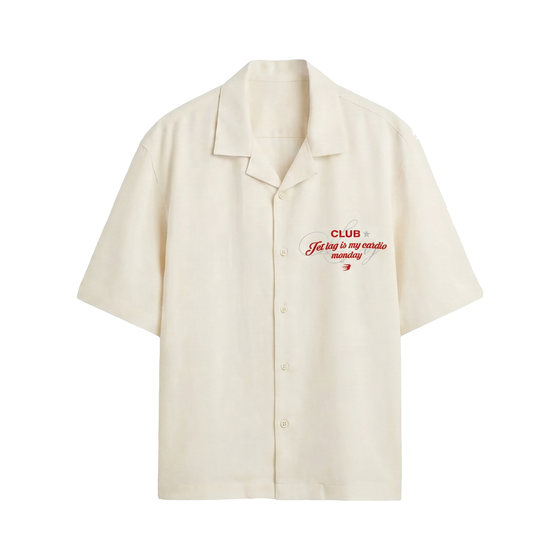 Void Voidwear White Bowling Shirt