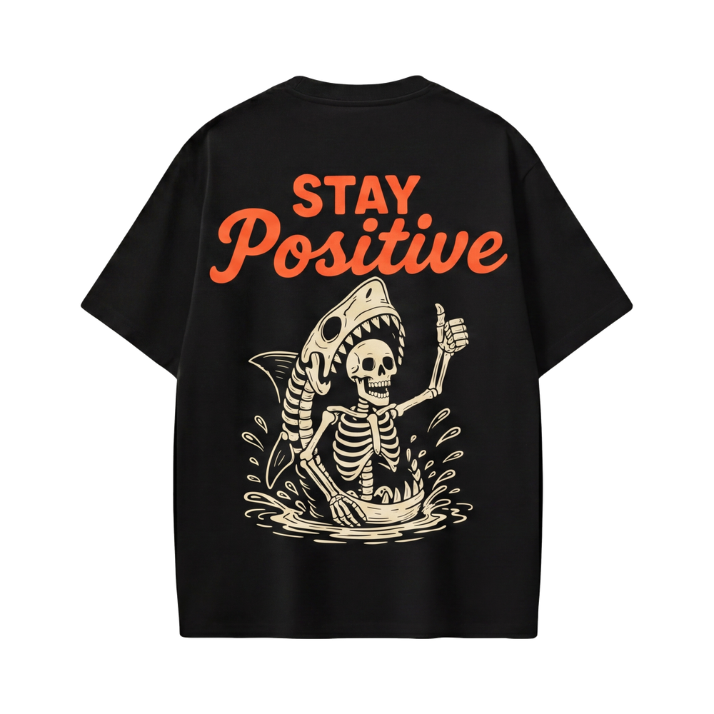Voyd Stay Positive Black T-shirt