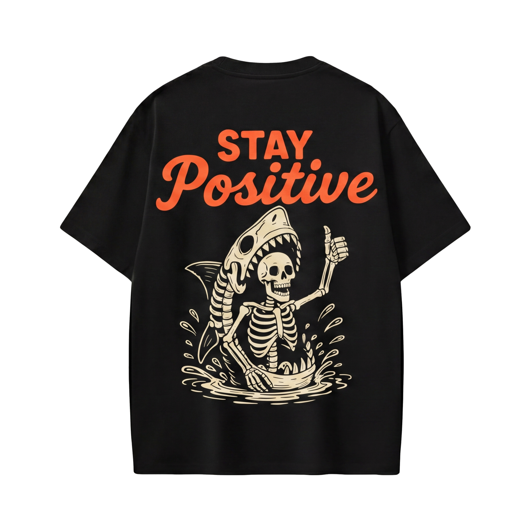 Voyd Stay Positive Black T-shirt