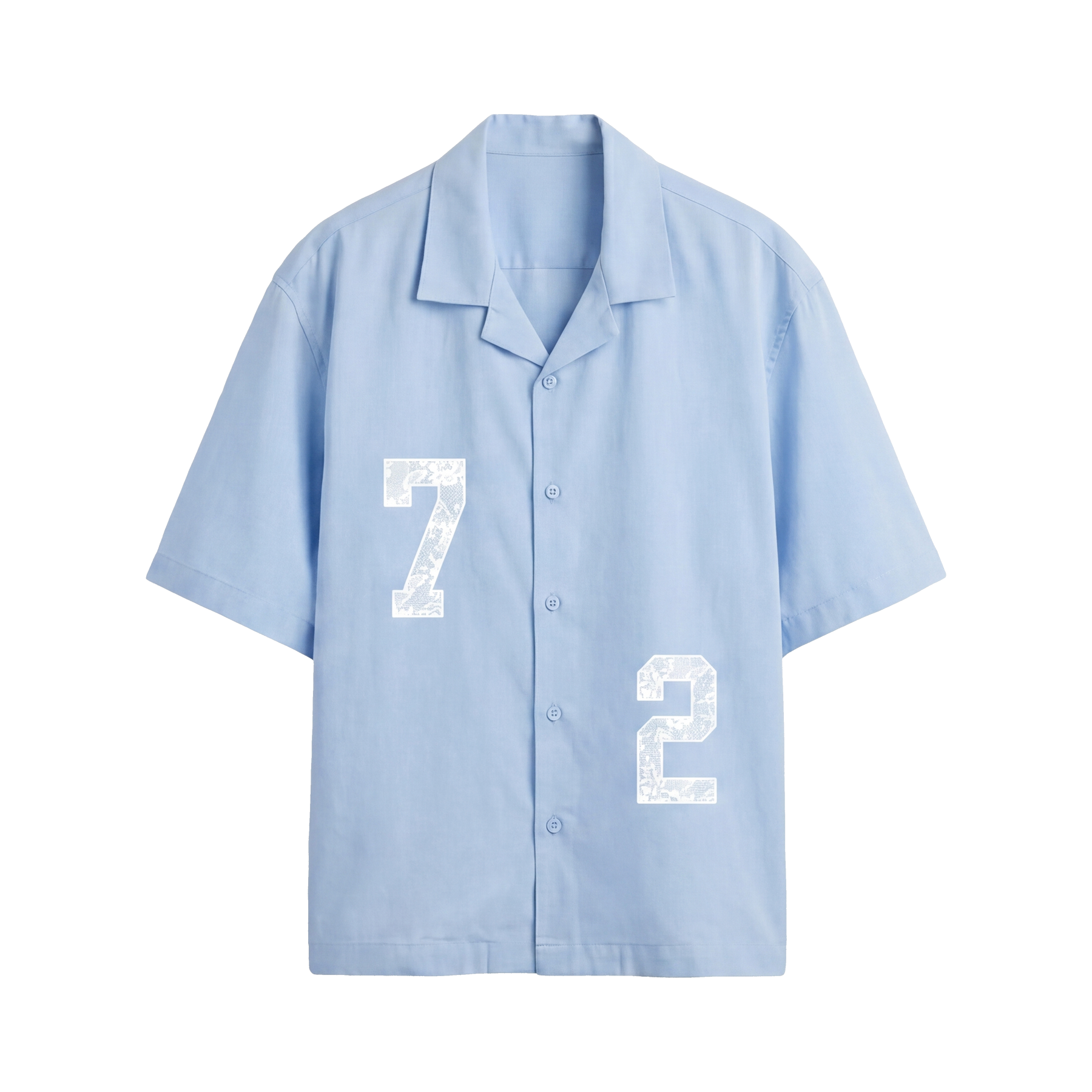 Void Rule 72 Ice Blue Bowling Shirt