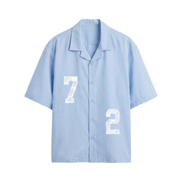 Void Rule 72 Ice Blue Bowling Shirt