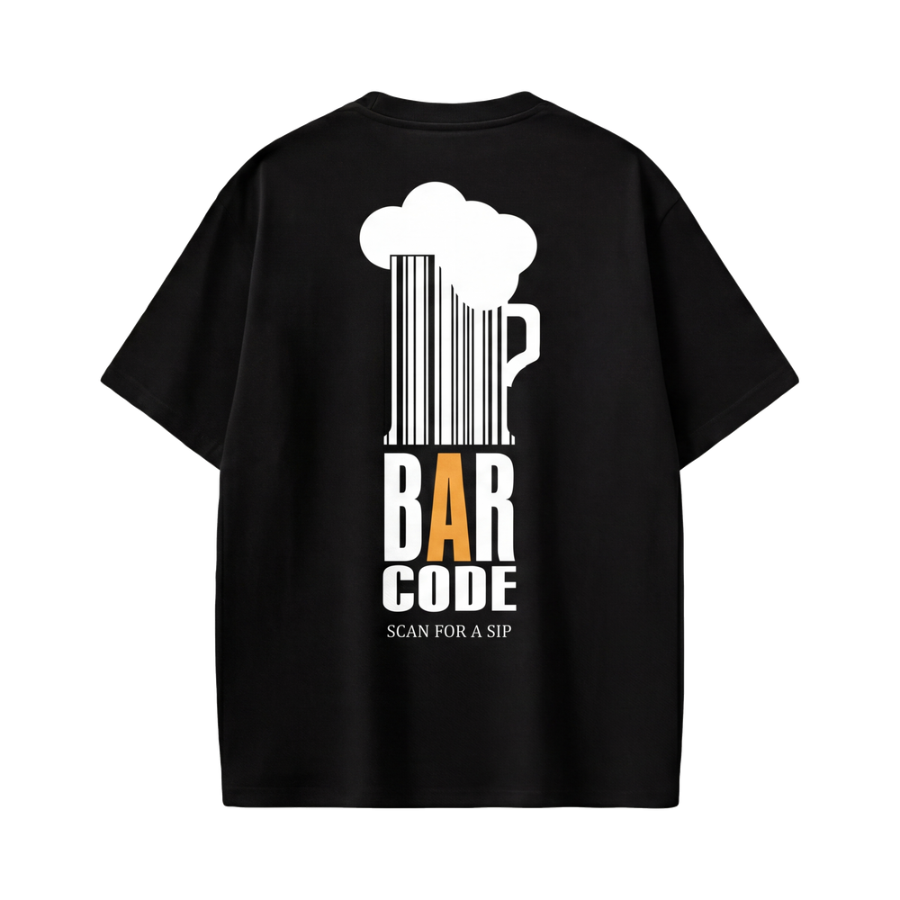 Voyd Bar Code Black t-shirt