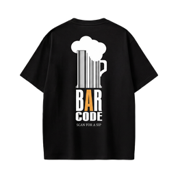 Voyd Bar Code Black t-shirt