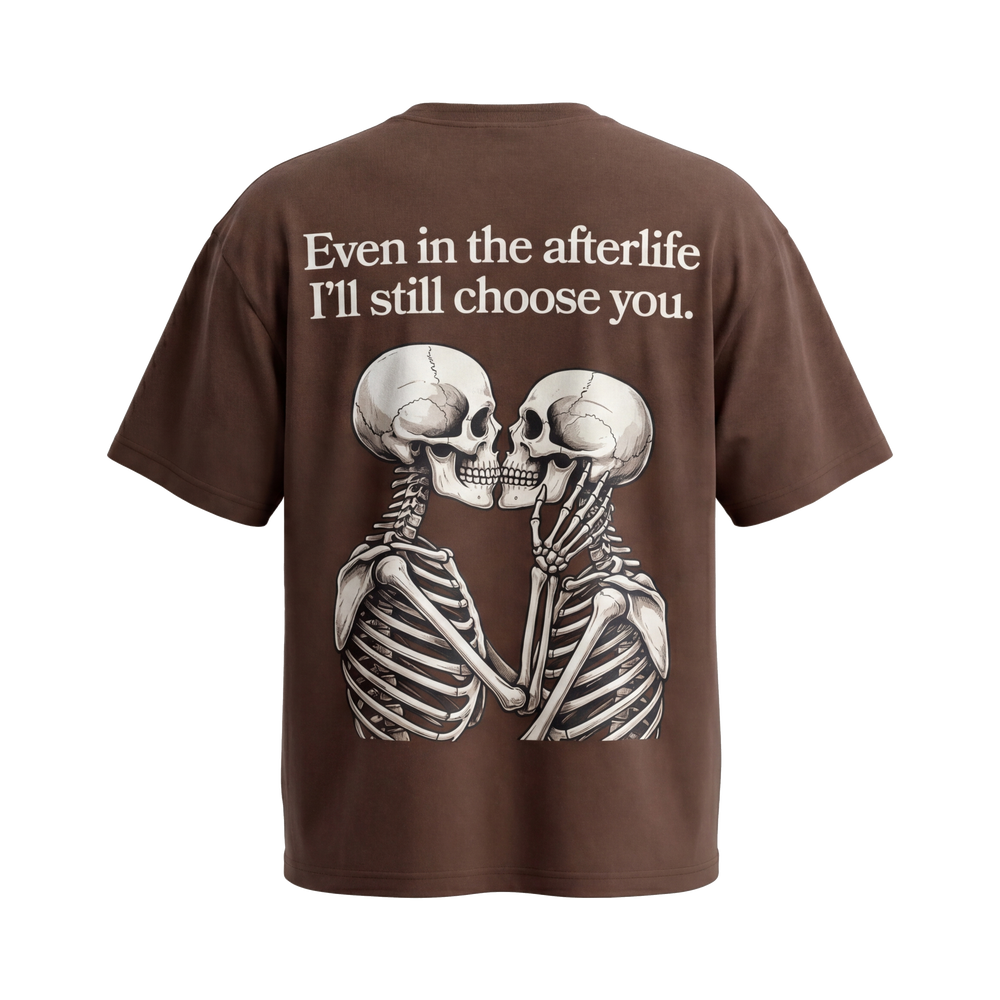 Voyd Bone to Be Yours Brown T-shirt