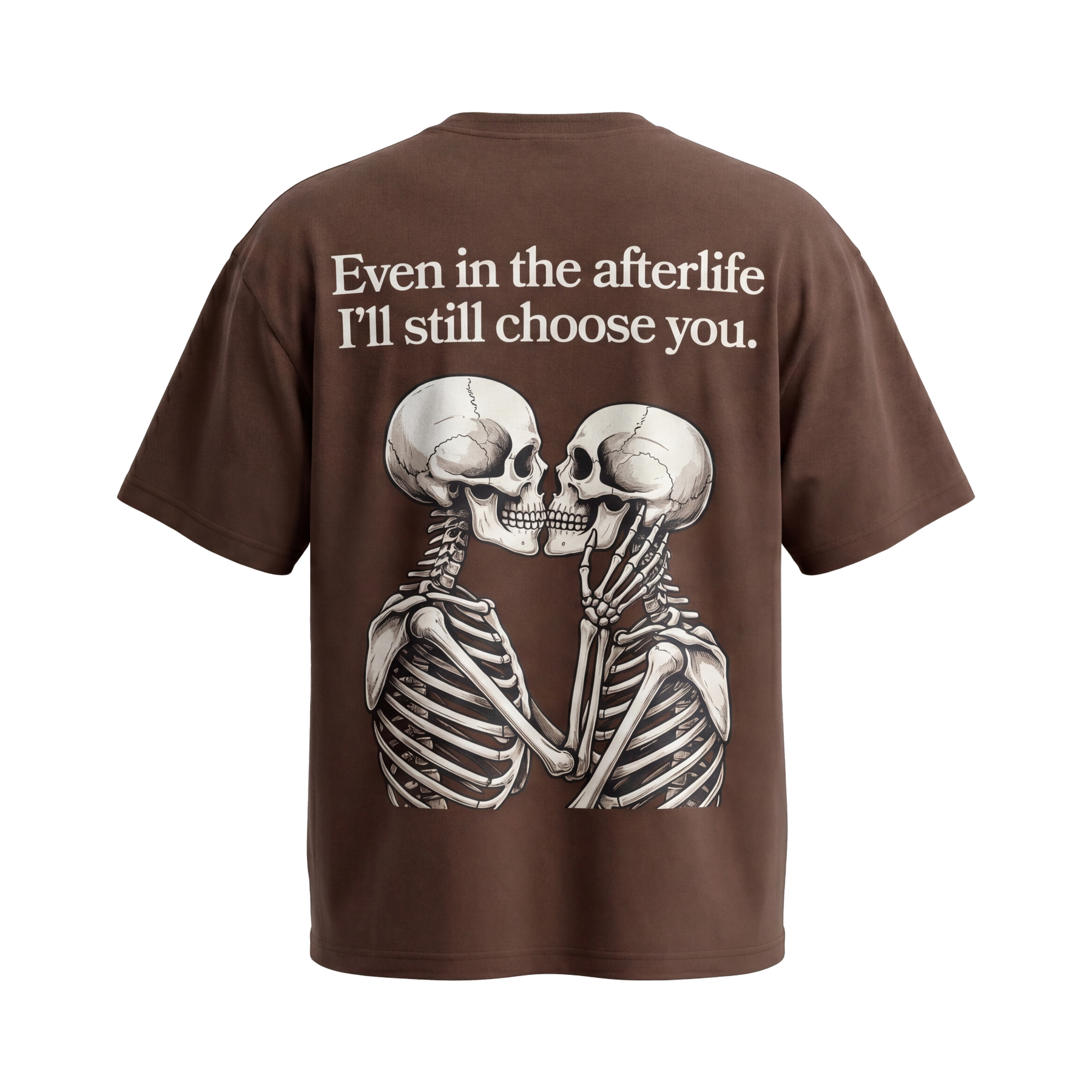 Voyd Bone to Be Yours Brown T-shirt