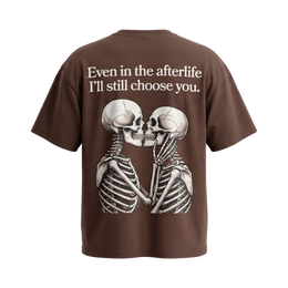 Voyd Bone to Be Yours Brown T-shirt
